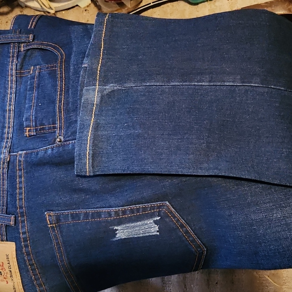 Z W Design Jeans 40"W×30"L×10.5C EUC - Picture 5 of 9